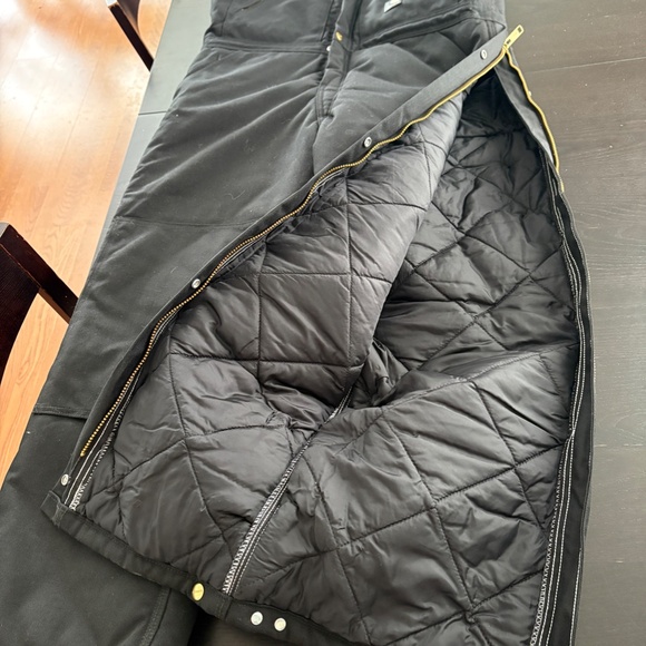 NWOT Mens Carhartt Yukon Biberalls Insulated Zip to Waist Double Knee 38 X 30 - Picture 6 of 10